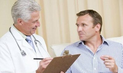 Meifestation utama prostatitis kronis dina lalaki